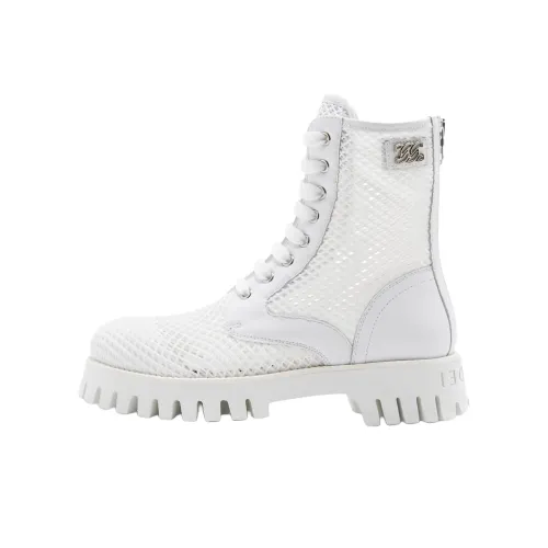 Casadei Trappeur Netweb Ботильоны Женские Белые