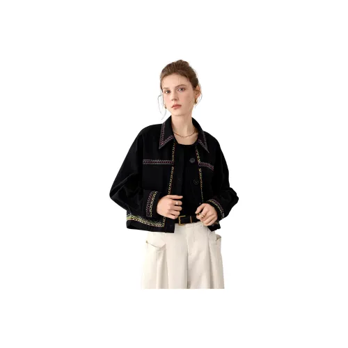 TOUCH Cropped Coat Women's Black