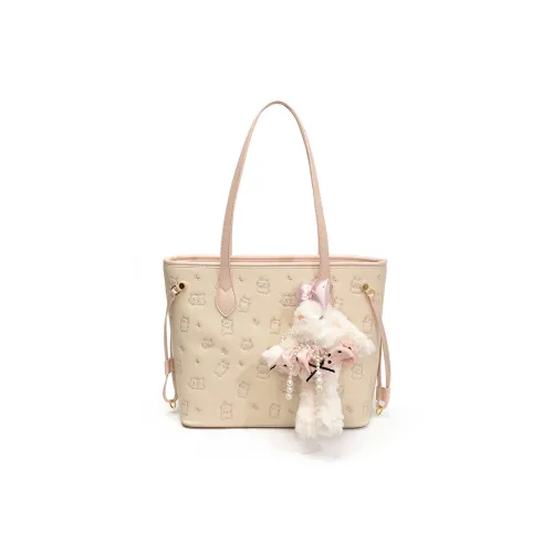 DIFFERENT FACES ПУ (полиуретан) Сумка-тоут Сумка через плечо Стандартная Женская Розовая