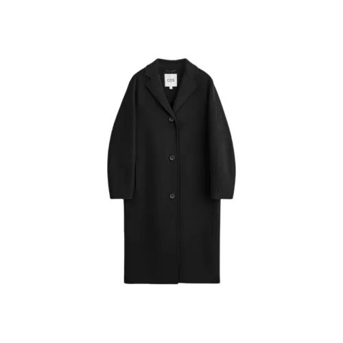 COS Черное Женское Пальто
