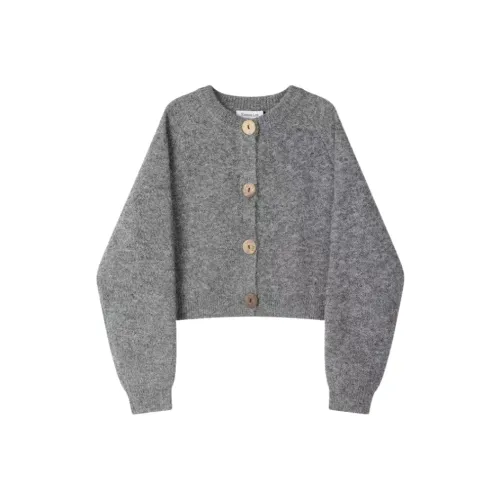 Wang Leshi Серый Женский Трикотаж