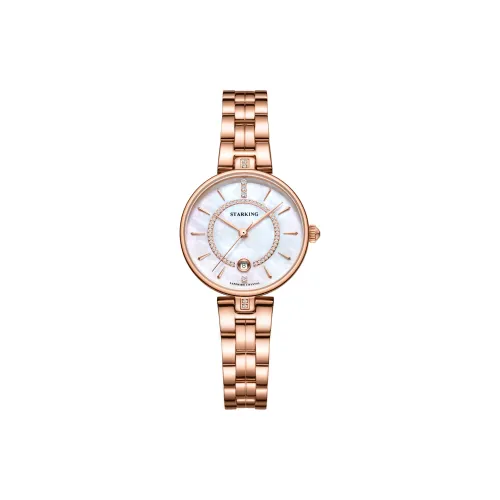 STARKING Кварцевый механизм нержавеющая сталь ремешок женские часы жемчужная раковина цвет циферблат