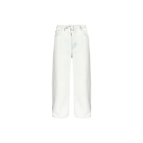 Balenciaga SS24 Повседневные брюки обычный крой мужской белый