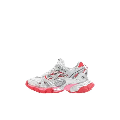 Balenciaga Track 2,0 Low Топ Kids Lifestyle Shoes Серебряный Детский