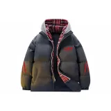 Темно-серый с красным логотипом (красная шляпа в клетку)