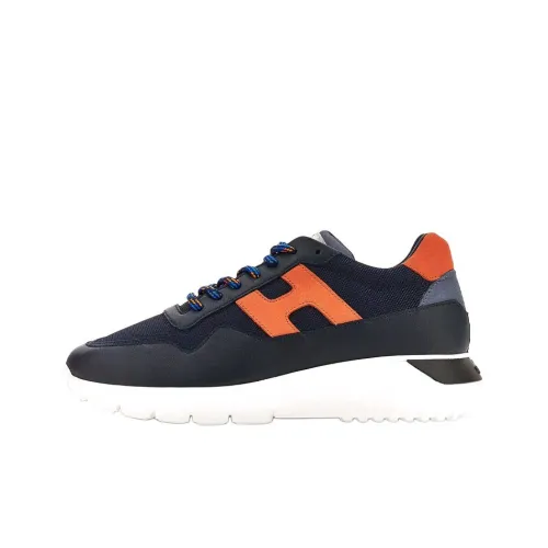 HOGAN Interactive³ Low Топ Повседневная обувь Мужская Синяя Оранжевая