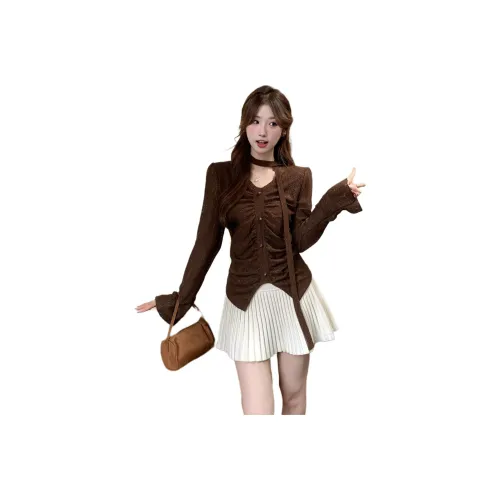 JECCI FIVE Расклешенный рукав T-рубашка Женская