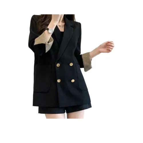 ЮЙЧЖАОЛИНЬ Черное Женское Пальто