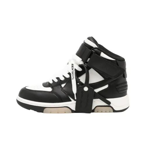 Off Белый Out Of Office Высокий Топ Стильные Скейтбординги Женские Черный Белый