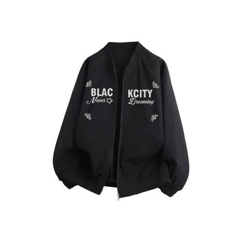 BLACK CITY Бейсбольная куртка Унисекс