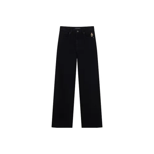 Teenie Weenie Черные Женские Джинсы