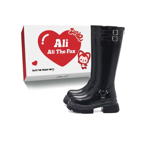 Али Тх Фокс Модный Винтаж Универсальный Модный Колено Высокие сапоги Женские