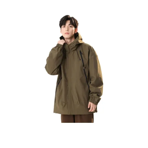 CCAABB Земляной тон Унисекс Куртки