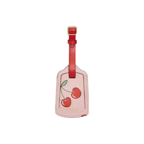 COACH Сумка с покрытием из холста и кожаными вставками брелок для сумки мерч женский розовый