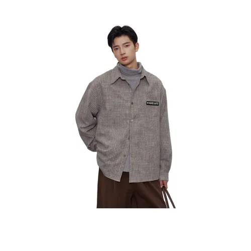 RVANGUARD Серая клетка Унисекс Рубашки