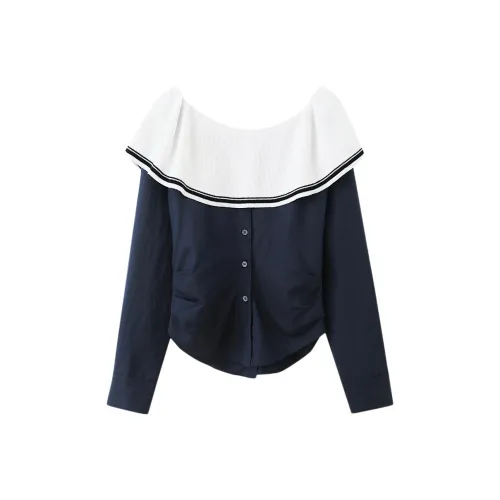 DITB Темно-синие женские рубашки