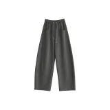 Темно-серые удлиненные штаны, длина (размер по длине) 107 см