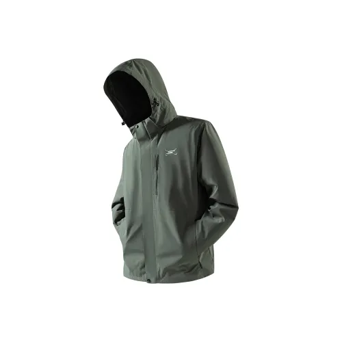 Skechers Темно-зеленый мох Унисекс Куртки