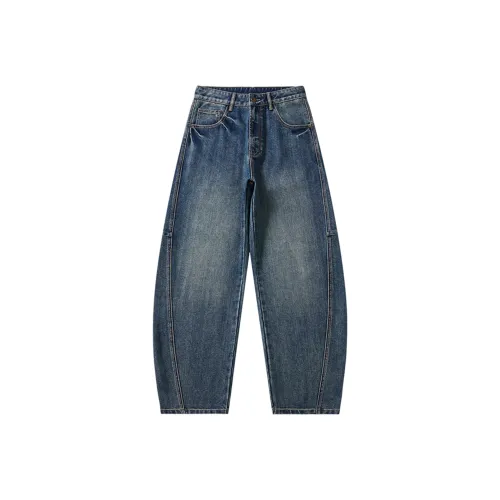 Azvk HDBL 8623 Ностальгический синий Мужские Джинсы