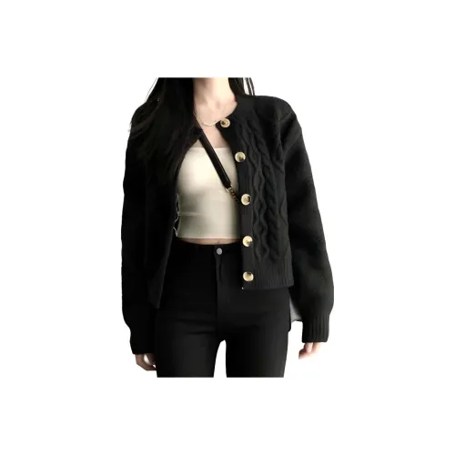 ZVJH Черный Женский Трикотаж