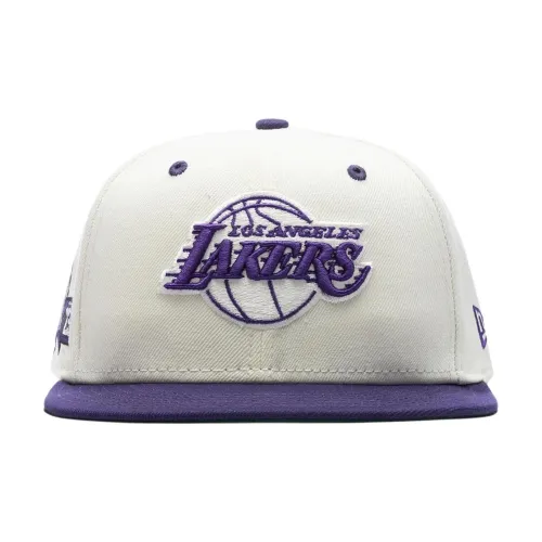 New Era Полиэстер Кепки Женские Белые Фиолетовые