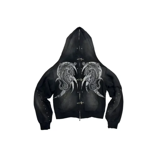 WANNA LAB Черный Унисекс Свитшоты