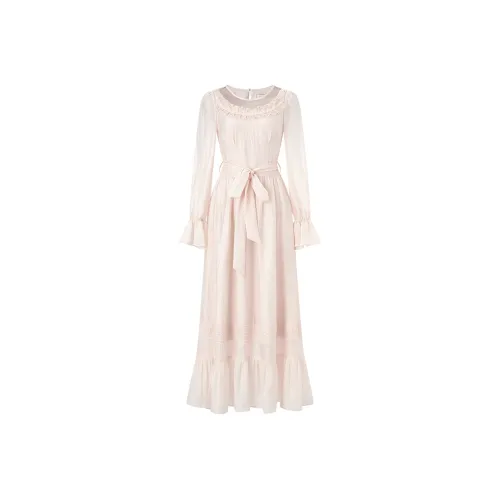 ACAINES Длинное платье с длинными рукавами женское