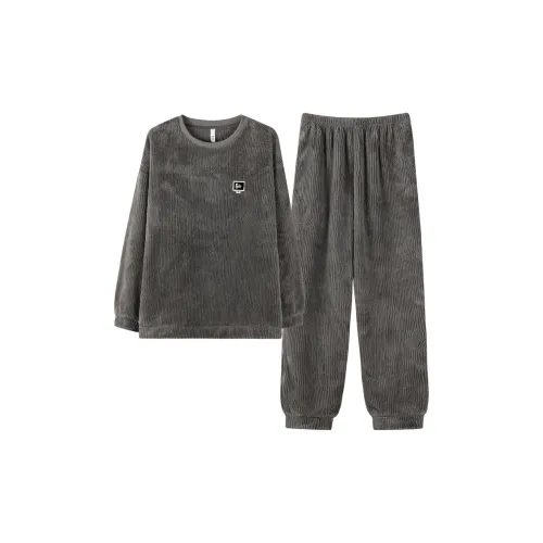 Qin Jing Пижамный комплект Мужской Зеленый