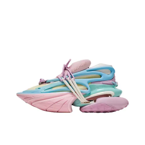 BALMAIN Unicorn Низкий Топ Повседневная Обувь Женская Розовая