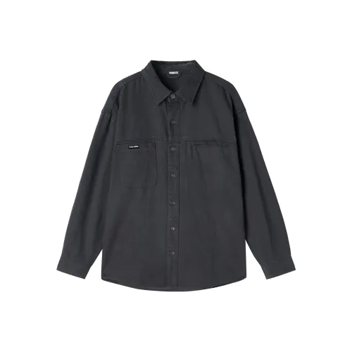 Izzue Темно-серый унисекс рубашки