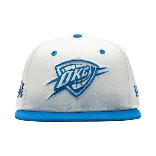 New Era Полиэстер Кепки Женские Белые Синие