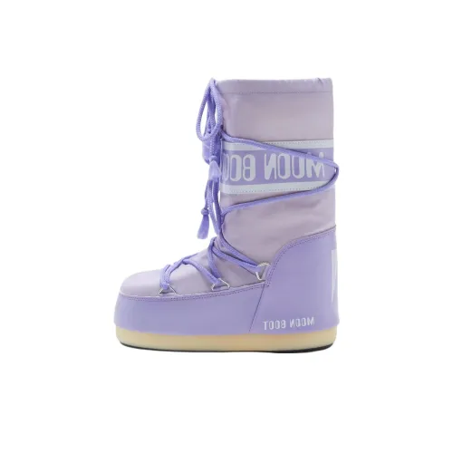 MOON BOOT Водонепроницаемые детские ботинки светло-фиолетовые детские