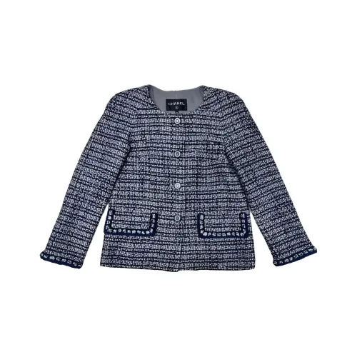 CHANEL 19P Куртки и пальто женские серый черный