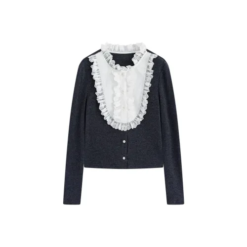 Marc Moore Темно-серый Женский Трикотаж