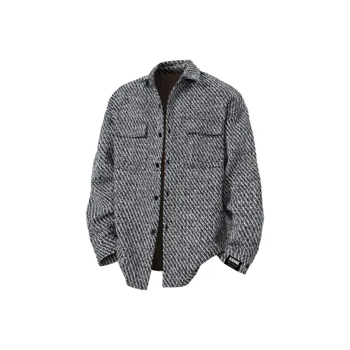 KIRHNE Темно-серый унисекс куртки