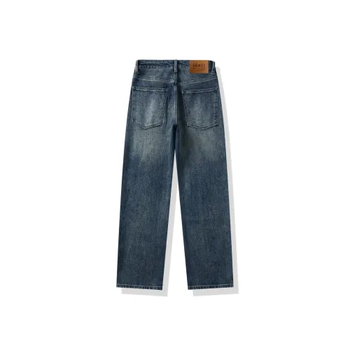 【Dme】 Джинсы Унисекс Электролиз Синий