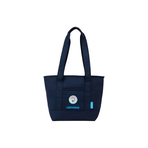 Конверс Doraemon Collaboration Хлопок Тоут Сумка Сумка для покупок Сумка на плечо Средняя Унисекс Морской синий