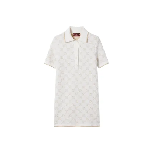 GUCCI Короткое платье с короткими рукавами женское