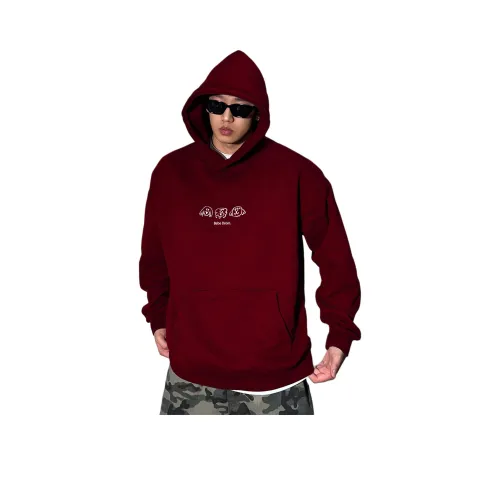 HIPHOPPUNKS Мужские Свитшоты Бургунди