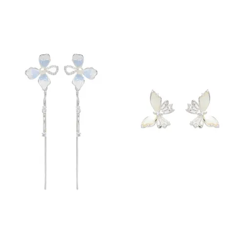 GAGA Copper Stud Earrings Women's GAGA Медные серьги-гвоздики женские