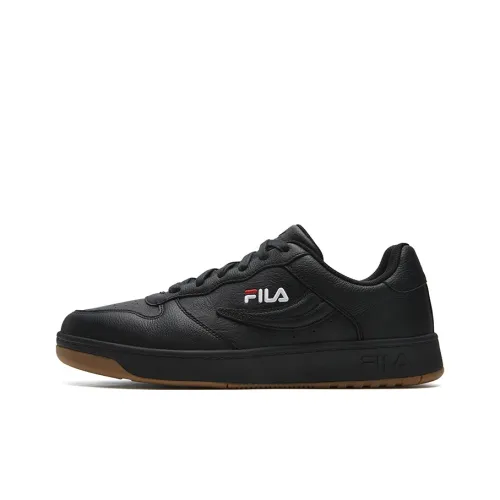 FILA FX 100 Покрытие Устойчивое к истиранию Легкий Низкий Топ Скейтборд Кроссовки Мужские Черные