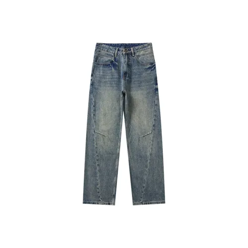 Azvk HDBL 8616 Ностальгический синий Мужские Джинсы