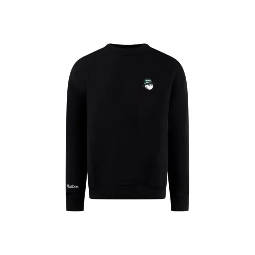 Malbon Golf Черный Мужской Свитшот