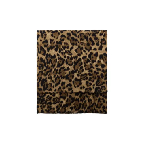 ZARA Полиэстер Трикотаж Шарфы Женские Леопардовый Печатный