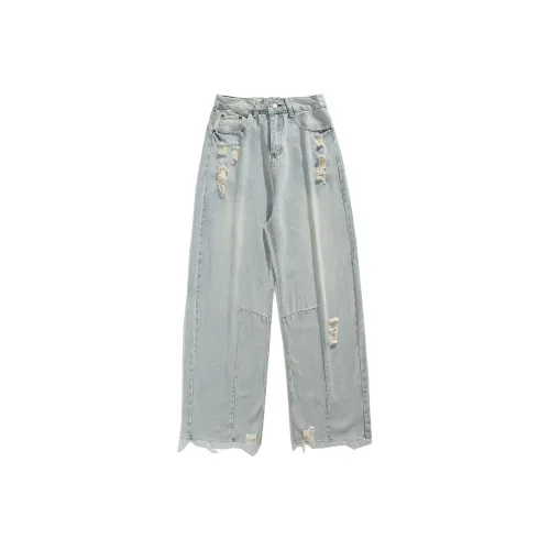 GOOSELIAR Blue Unisex Jeans GOOSELIAR Синий Унисекс Джинсы