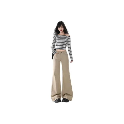 STGX Хаки Женские Джинсы