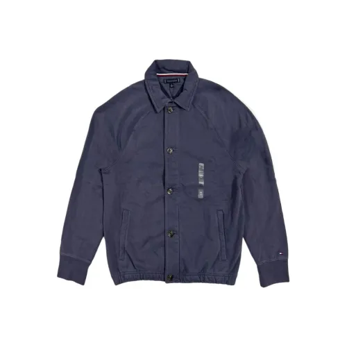 Tommy Hilfiger Морской Синий Мужские Рубашки