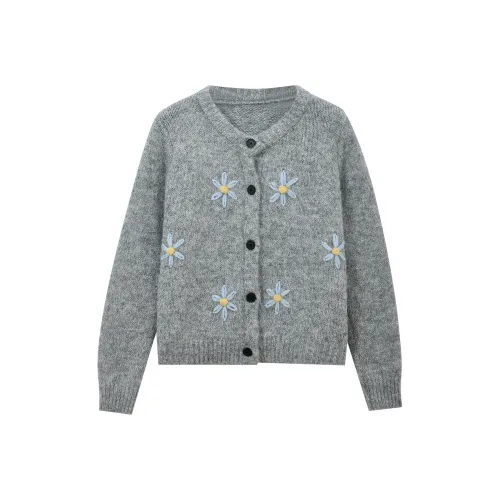 SUSANSAN Фотиния Серый Женский Трикотаж