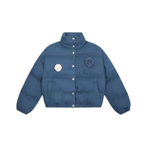 AFGGD Синий Женские пуховики