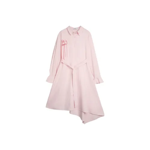 ELLE Длинное платье с длинными рукавами женское